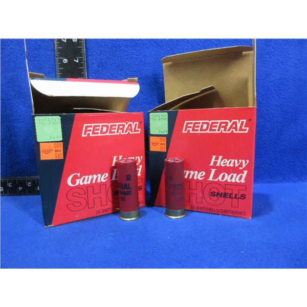 12 Ga. 2 3/4" Heavy Game Load Federal Shotshells