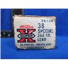 Image 2 : 38 Spl 200gr Lead Western SuperX Cartridges - Box of 39
