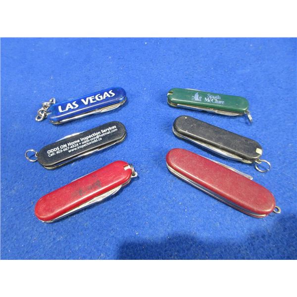 6 Key Chain Folding Knives