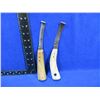 Image 2 : 2 Hoof Knives with Antler Handles