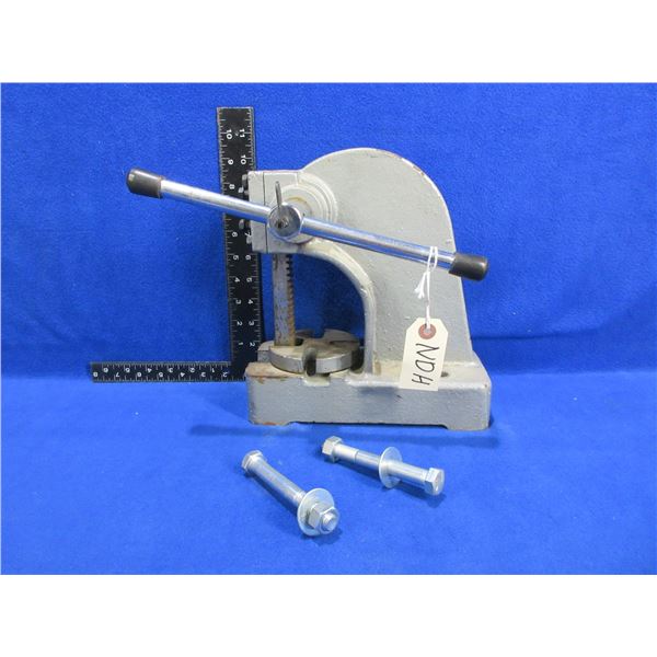 1 Ton Manual Arbor Press - Comes with 2 Bolts and Nuts