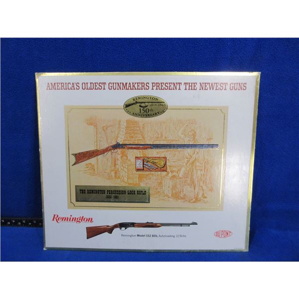 Remington 150th Anniversary Counter Display Sign