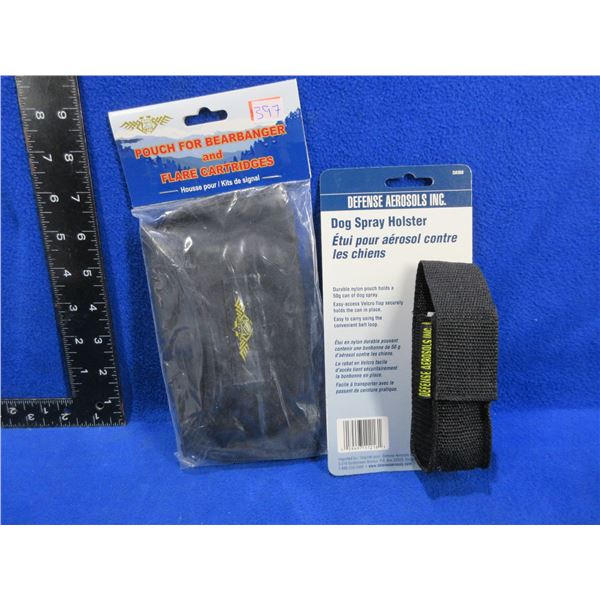 Dog Spray Holster and Pouch for Bearbanger & Flares