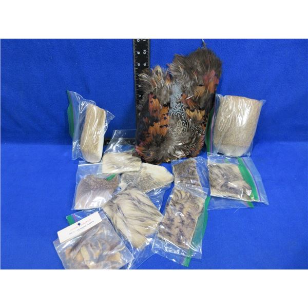 Pheasant Pelt and Assorted Fur for Fly Tying