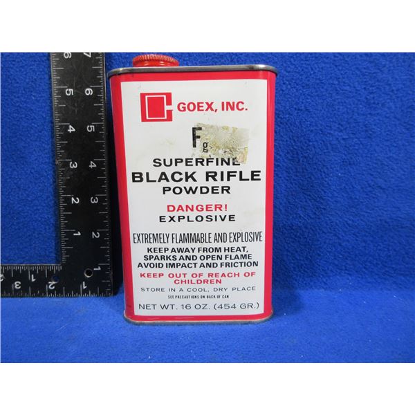 GOEX Fg Superfine Black Rifle Powder - 1 lb Tin