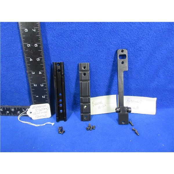 3 Scope Bases with Screws