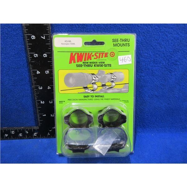 NEW - Kwik-Site See-Thru Mounts - Rem. 700ML - KS-ML