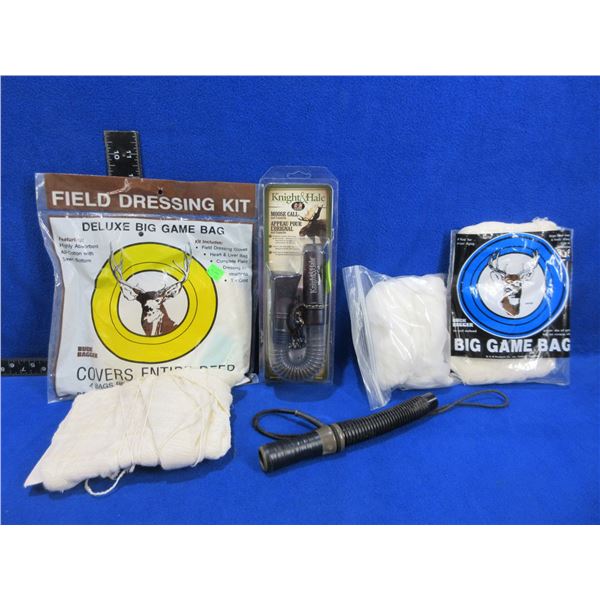 4 Game Bags and 2 Game Calls