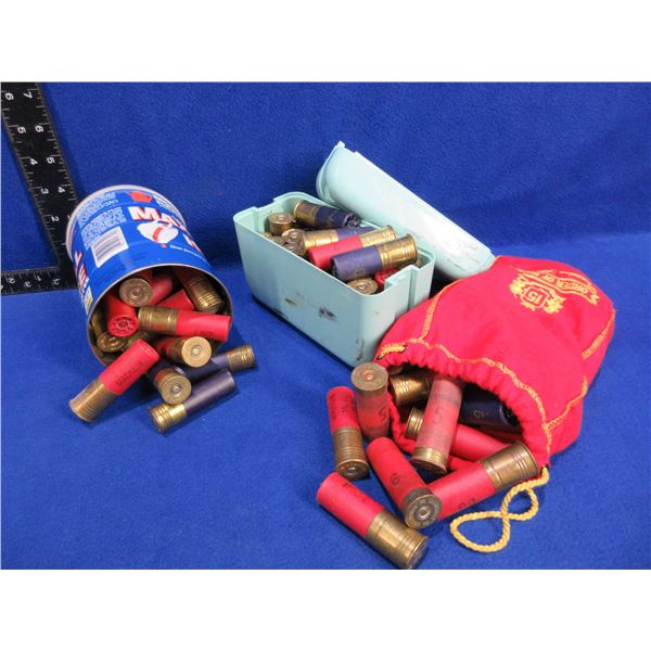 12 Ga. 2 3/4" and 3" Mixed Shotshells - 75 Shotshells Total
