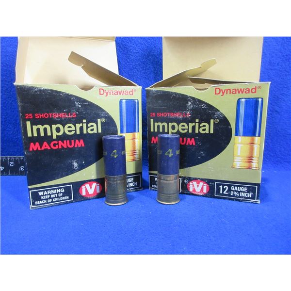 12 Ga. 2 3/4" 4 Shot Magnum Imperial Shotshells