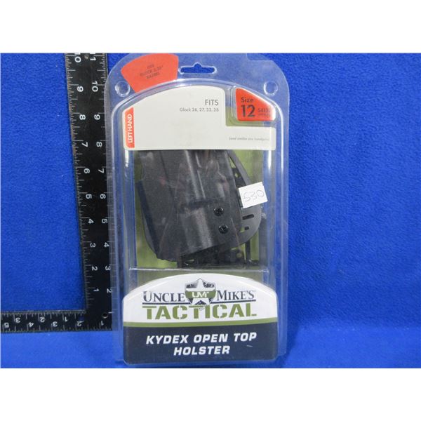 NEW - Uncle Mike's Tactical Kydex Open Top Holster