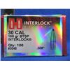 Image 2 : NEW - 30 Cal. .308" 165gr BTSP Interlock Hornady Bullets