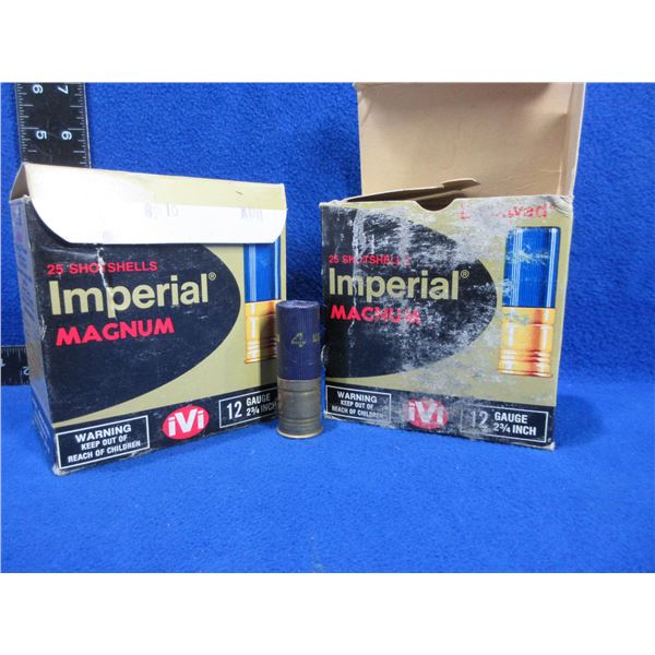 12 Ga. 2 3/4" 4 Shot Magnum Imperial Shotshells