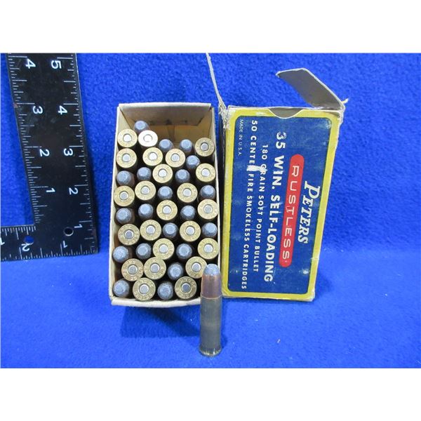 Collector Ammo - 35 Win. 180gr SP Peters Cartridges