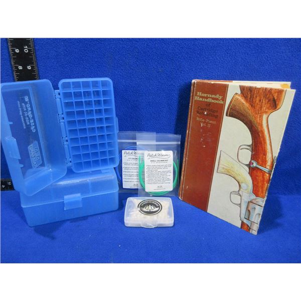 Lot of Misc - Reloading Book, 2 MTM Cases, 2 Patch Worm