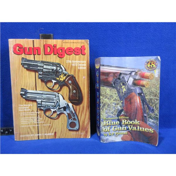 2 Books - Gun Digest, Blue Book of Gun Values 19th Edition