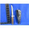 Image 2 : Premier H49 Germany Fixed Blade Knife w/ Leather Sheath