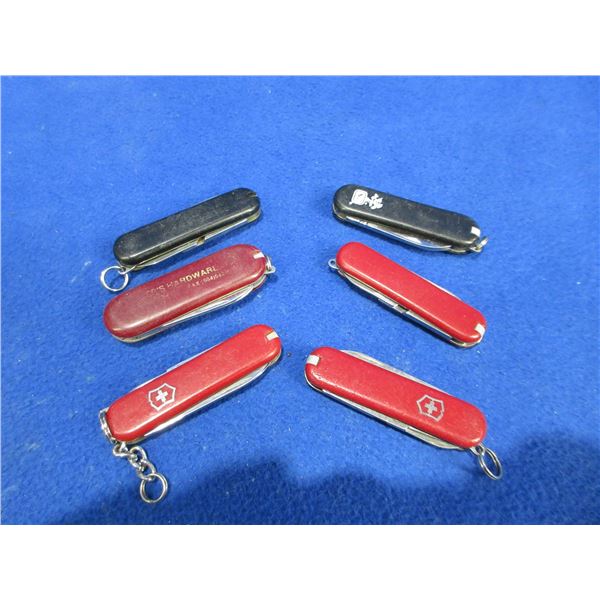 6 Key Chain Folding Knives