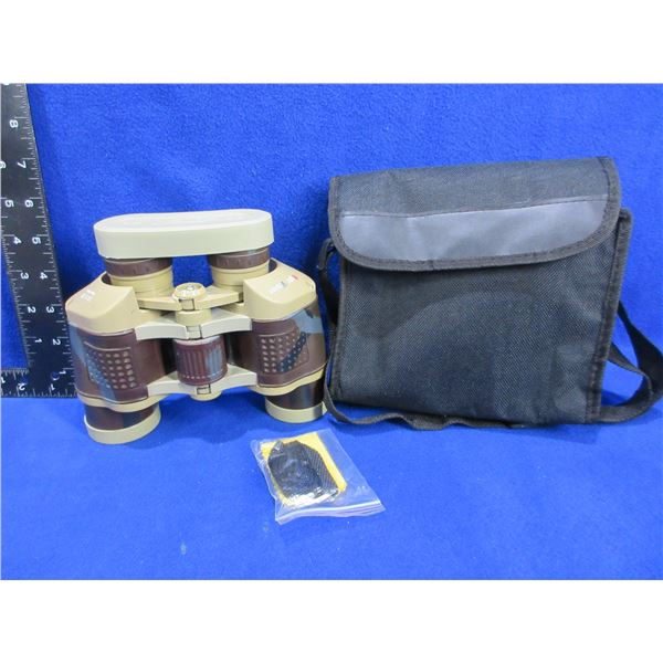 10x35 Night Vision Camo Binoculars w/ Case & Lens Covers