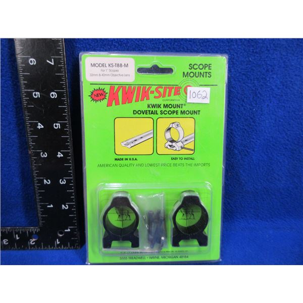 NEW - Kwik-Site Scope Mounts - Model KS-T88-M