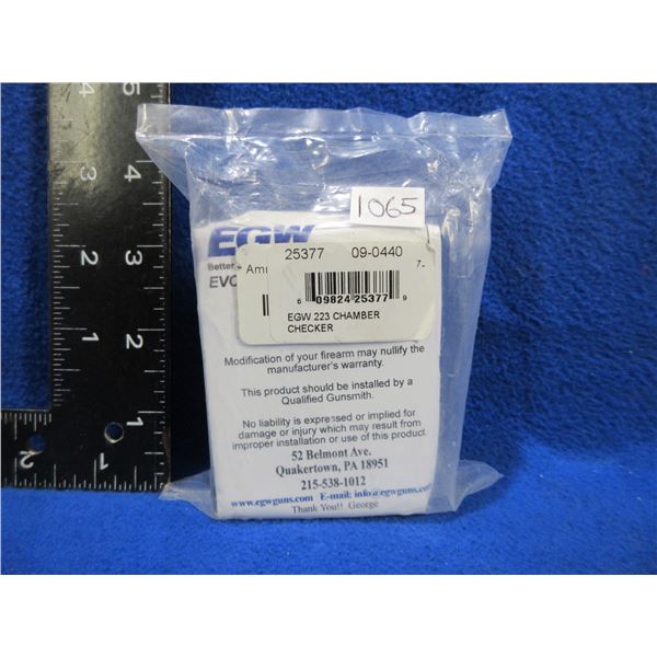 NEW - EGW 223 Rem. 7-Hole Ammo Chamber Checker