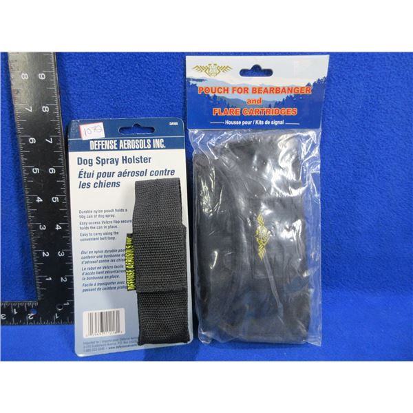 Dog Spray Holster and Pouch for Bearbanger & Flares