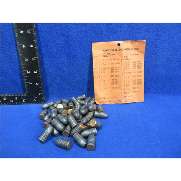 45 Cal. .458" 350gr FP GC Bullets - Bag of 50