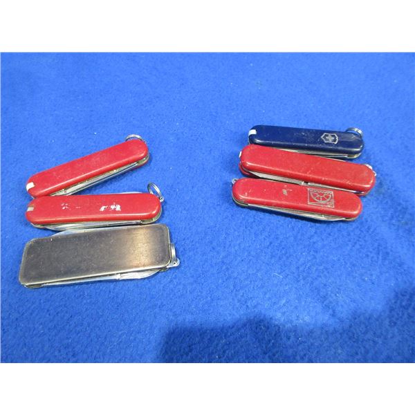 6 Folding Blade Key Chain Knives
