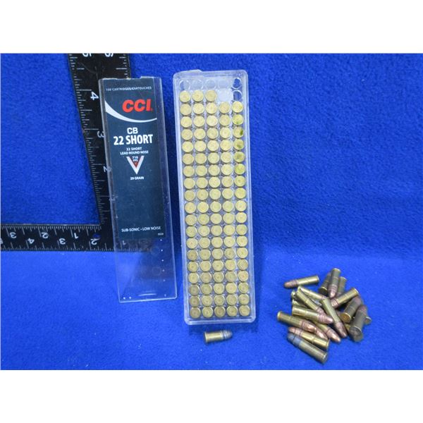 22 Short 29gr LRN CCI and 22 LR Cartridges