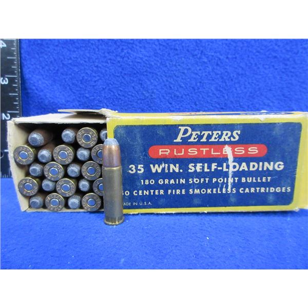 Collector Ammo - 35 Win. 180gr SP Peters Cartridges