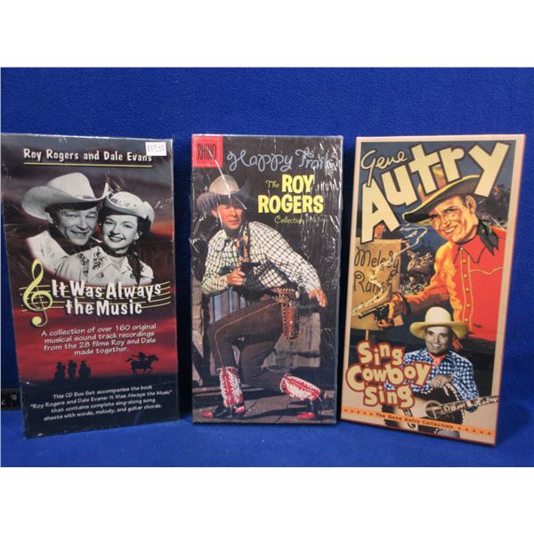 3 Country Music CD Box Sets - Gene Autry, Roy Rogers