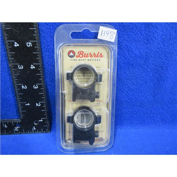 NEW - Burris 1" CZ-Style Rings - Med CZ 500 Long Action