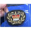 Image 5 : 3 Military Gold Mylar Chevrons and a Badge