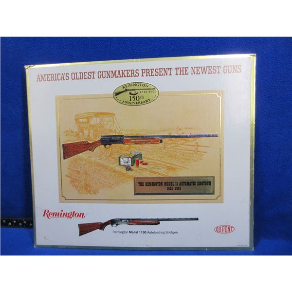 Remington 150th Anniversary Counter Display Sign