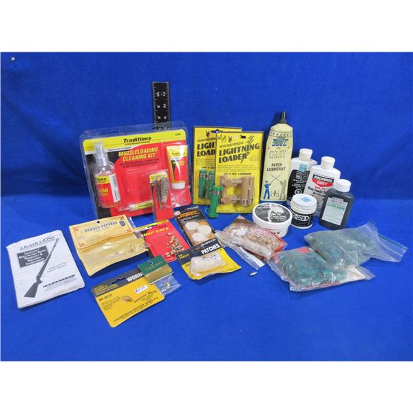 Lot of Misc. Muzzleloading Cleaning Supplies & Accessories