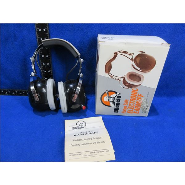 Silencio Range Safe Electronic Ear Muff - Model RSX-85