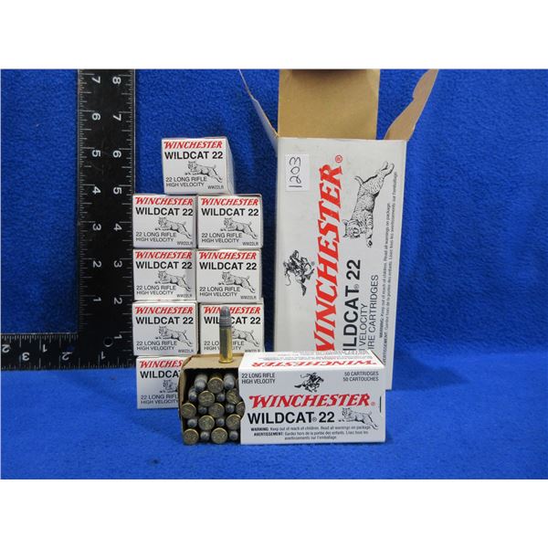 22 LR 40gr HV LRN Winchester Wildcat 22 Cartridges
