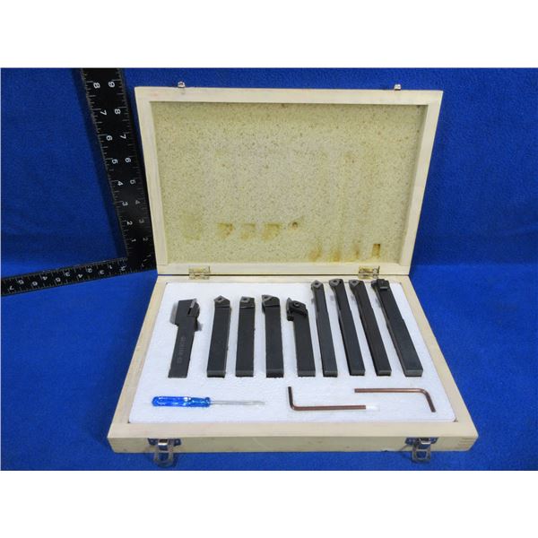 NEW - 9 Piece Lathe Cutter Set - 16MM Shank