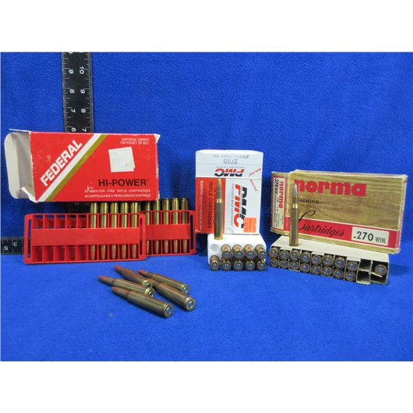 270 Win. Factory and Reloads Cartridges