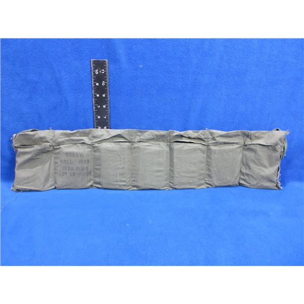 5.56MM Ball Cartridges on Stripper Clips with Bandoleer