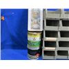 Image 3 : 24 Stacking Storage Containers (Parts Bins) & 3 Tins