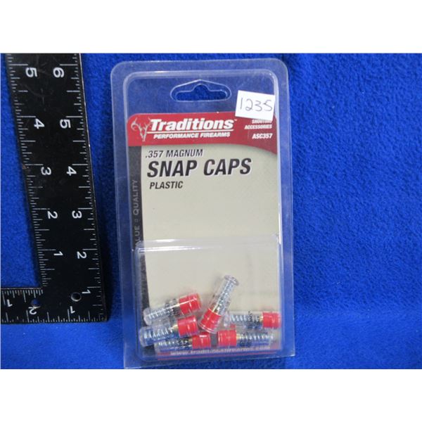 NEW - Traditions 357 Magnum Snap Caps - Pack of 6