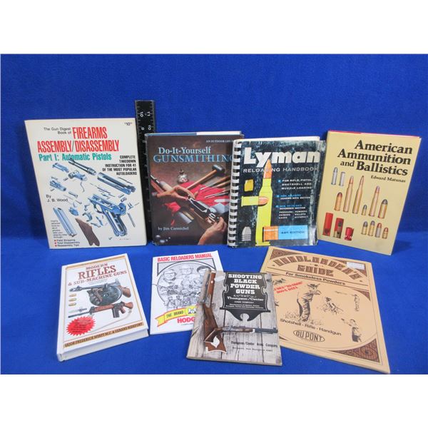 Lot of 8 Gunsmithing/Reloading Books, Magazines, Manuals