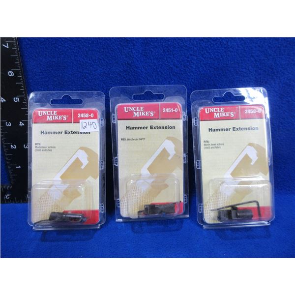 NEW - 3 Uncle Mike's Hammer Extensions