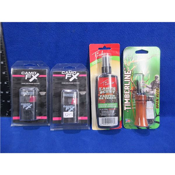 NEW - 2 Camo FX, Tink's Earth Scent and Primos Elk Call
