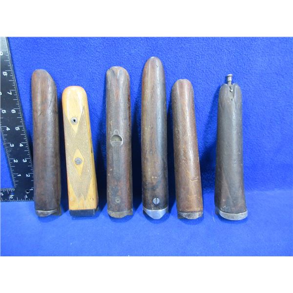 6 Unknown Shotgun Wood Forearms