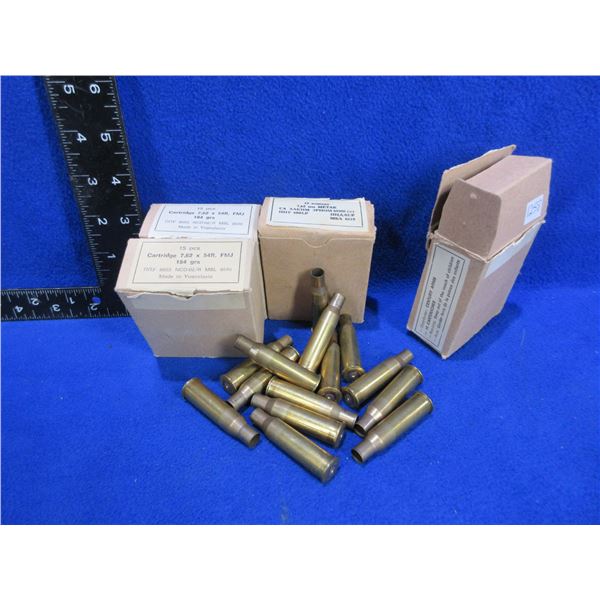 Brass Only - 7.62X54R Military Unprimed - 4 Boxes of 14