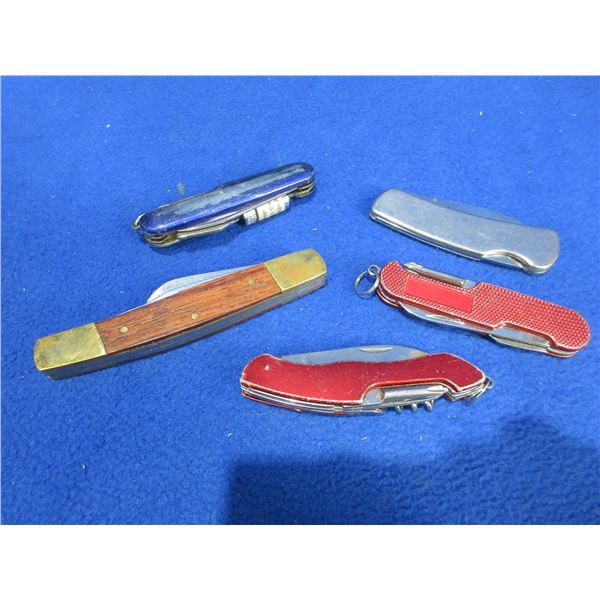 5 Folding Blade/Key Chain Knives