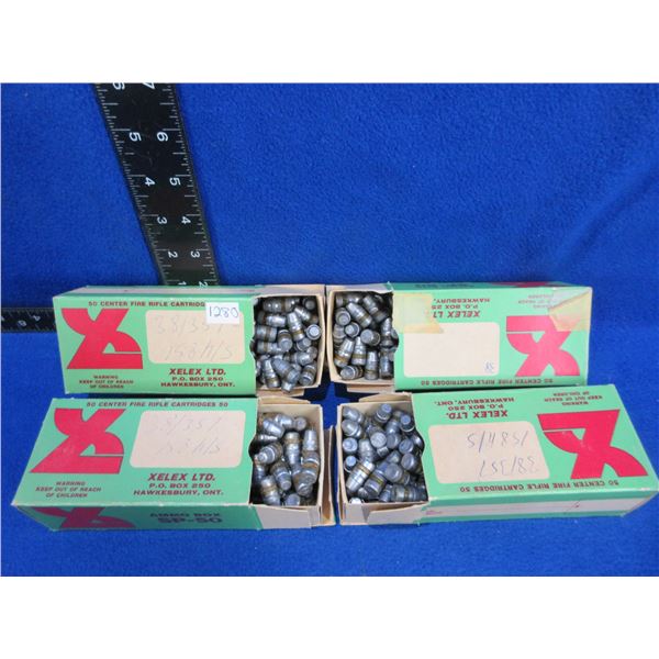 38 Spl/357 Mag FP Bullets - 4 Boxes of Approx. 100