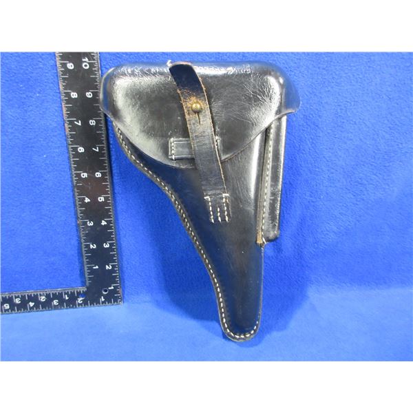 Leather Holster - Appears to be German P38 - Right Hand